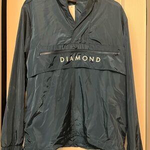 NWT Diamond Supply Co. Navy Windbreaker